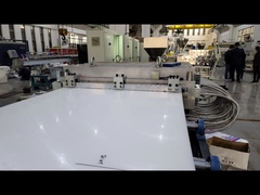 PET PP POM Karton Plak Yaprak Tek vida Ekstrüzyon Makinesi 25mm Kalınlığı