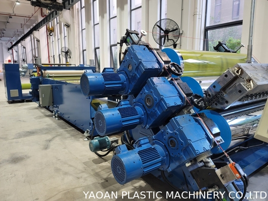CE Sertifikalı Plastik Levha PLC Ekstrüzyon Makinesi 500kg / H 100rpm