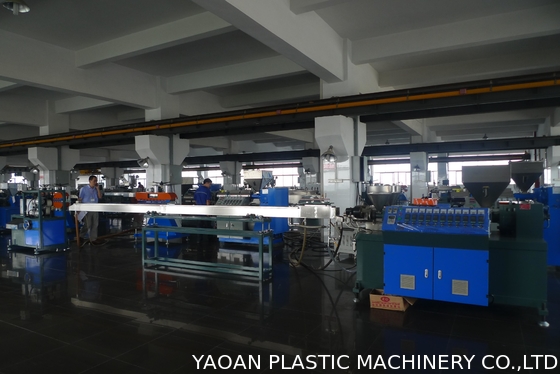 Kolay Kullanım Plastik İçme Saman Yapma Makinesi Mavi Makine Rengi