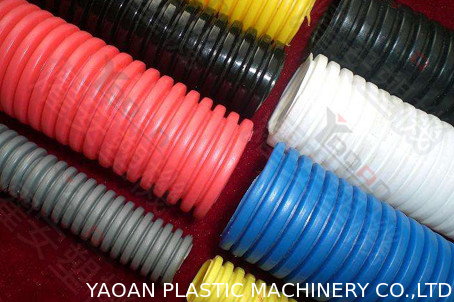 Tek Duvar Plastik Boru Ekstrüzyon Makine Sert Pvc Boru Bitki Çeşitli Makine Rengi