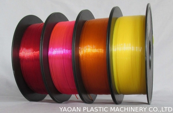1.75 3.0mm PA6 Nylon Karbon Elyaf 3D Yazıcı Filament Ekstrüder Makinesi