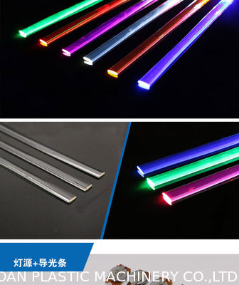 AF-65 TPU Solid Sticks Bar & Tubes Extrusion Production Line For LED Light Guide Strips (LED Işık Rehberi Şeritleri İçin)