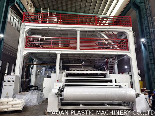 1600mm 2400mm 3200mm Üretim İçin Yüksek Çıkışlı ve Gelişmiş Teknolojili PP Spunbond Nonwoven Kumaş Makinesi