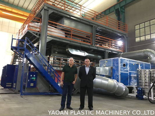 AF-3200mm PP Spunbond Dokunmamış Kumaş Yapma Makinesi, S SS SMS Dokunmamış Kumaş Üretim Hattı