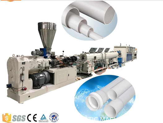 Drenaj ve Elektrik Boru PVC Plastik Boru Ekstrüzyon Makine, PVC Boru Üretim Hattı